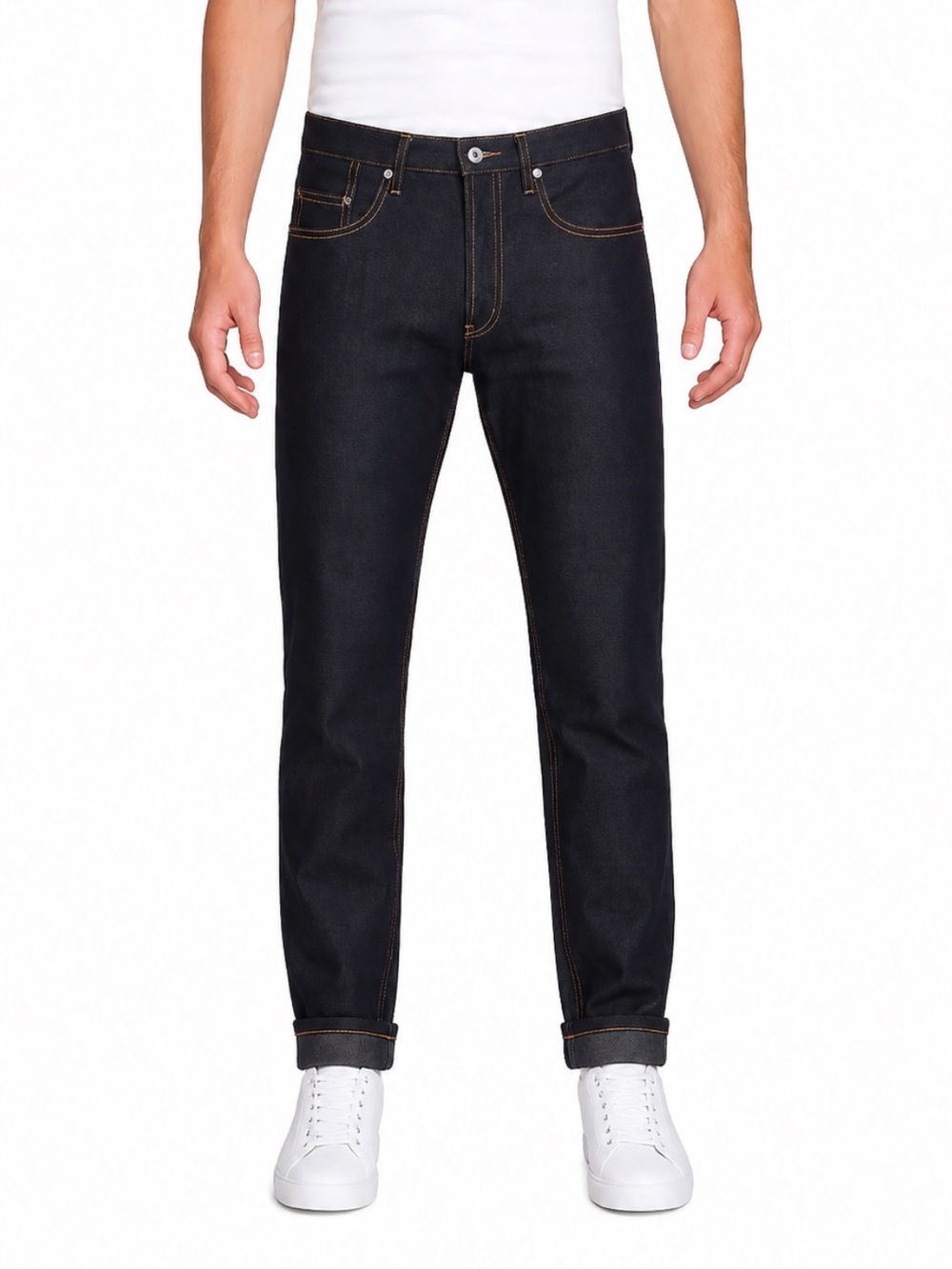 Naked & Famous Easy Guy Deep Indigo Stretch Selvedge Jeans Men’s Size 29 EUC!